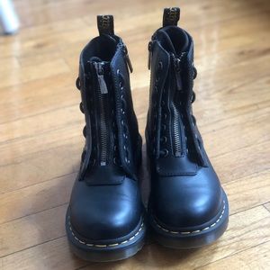 Dr Martens 1460 Pascal Nappa Zipper Boots